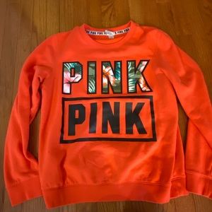 Pink orange sweatshirt